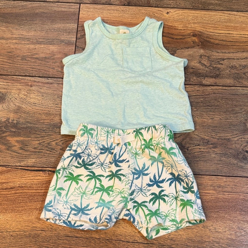 Tucker + Tate Baby Tropical Top & Short Set - Size 3M